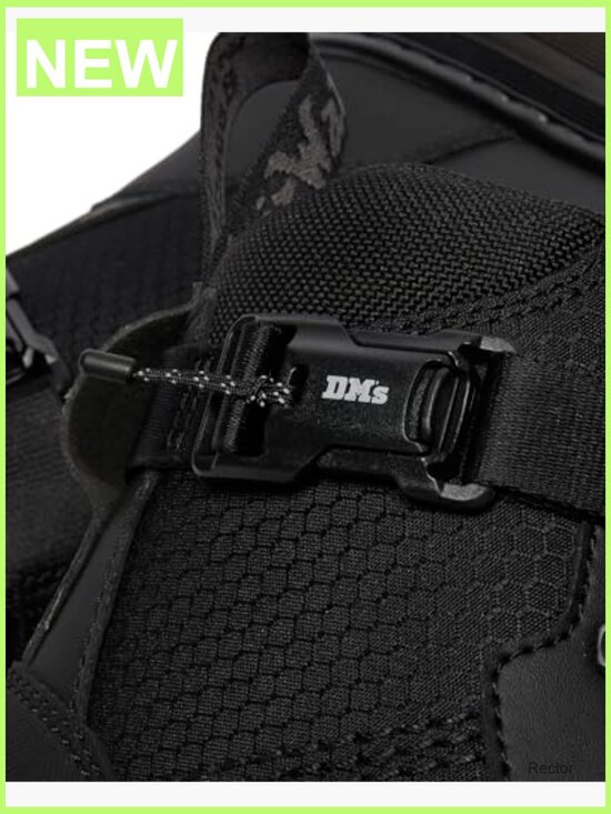 Unisex Combat Boots Lace-Up Ankle Boot Adjustable Strap Tech